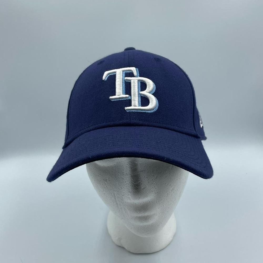 New Era 39THIRTY Tampa Bay Devil Rays MLB Navy Blue Stretch Fit Hat Men's Sz M-L